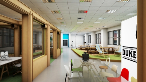 Duke Studios Leeds Cardboard Office